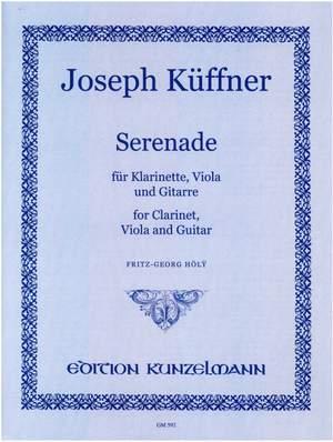 Küffner, Joseph: Serenade für Klarinette, Viola und Gitarre