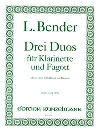 Bender, L.: 3 Duos für Klarinette und Fagott