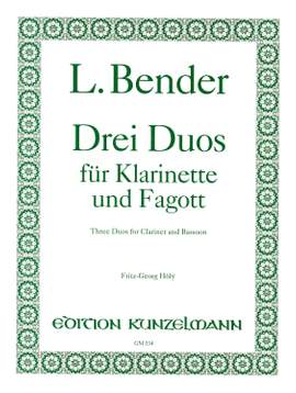 Bender, L.: 3 Duos für Klarinette und Fagott