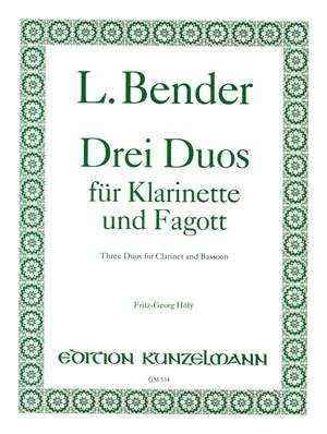 Bender, L.: 3 Duos für Klarinette und Fagott