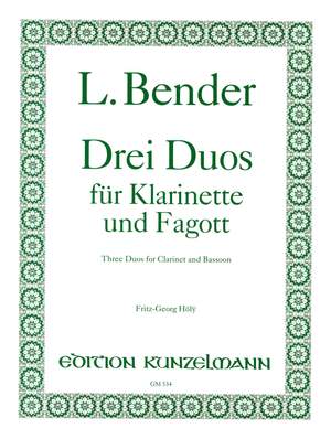 Bender, L.: 3 Duos für Klarinette und Fagott
