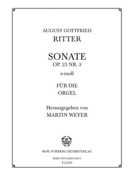 Ritter, A: Sonata in A minor Op.23 No.3