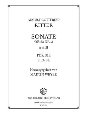 Ritter, A: Sonata in A minor Op.23 No.3