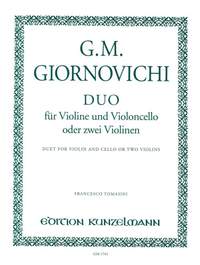 Giornovichi, Giovanni Mane: Duo für Violine und Violoncello