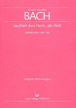 Bach, JS: Jauchzet dem Herrn, alle Welt (C-Dur)