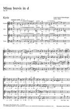 Rheinberger: Missa brevis in d (Op.83; d-Moll) Product Image