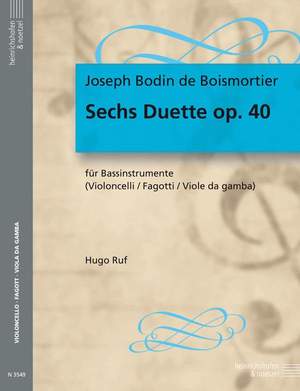 Boismortier, J: 6 Duets, Op.40