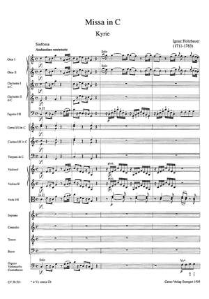 Holzbauer: Missa in C (CDur)