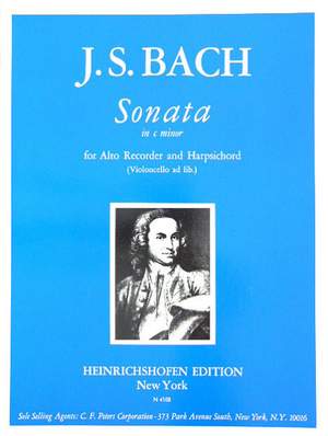 Bach, J.S: Sonata in C Minor
