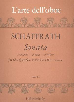 Schaffrath: Oboe Sonata in D minor