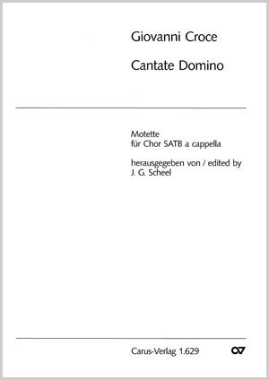 Croce: Cantate Domino