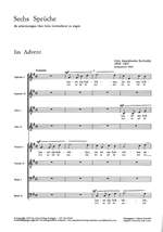 Mendelssohn: Sechs Sprüche zum Kirchenjahr op. 79 Product Image