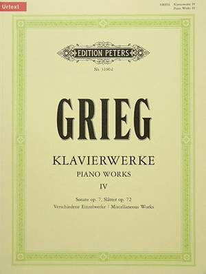 Grieg: Piano Works Volume 4