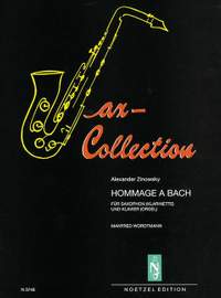 Zinowsky: Hommage a Bach for cla/Sax & Pno/org