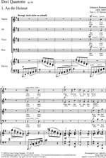 Brahms: Drei Quartette op. 64 Product Image