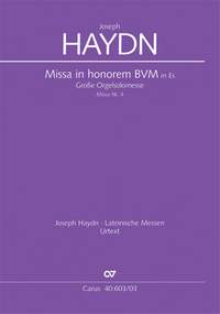 Haydn: Große Orgelsolomesse in Es (Hob. XXII:4; Es-Dur)
