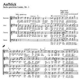 Wolf: EichendorffLieder Nr. 1 und 6