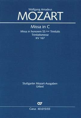 Mozart: Missa in C (KV 167; CDur)