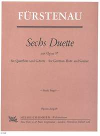 Furstenau: 6 Duets for flute & guitar from Op.37