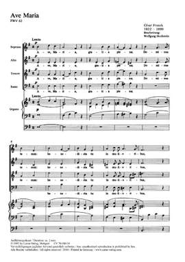 Franck: Ave Maria (FWV 62; eMoll)