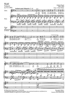 Fauré: Noël;  En prière