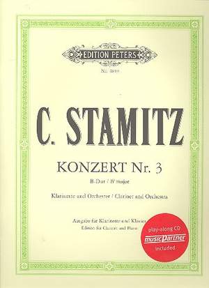 Stamitz, C: Clarinet Concerto No. 3 in B flat