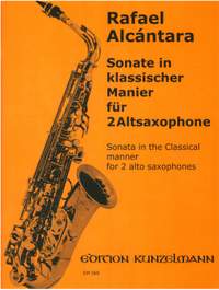 Alcántara, Rafael: Sonate für 2 Altsaxophone