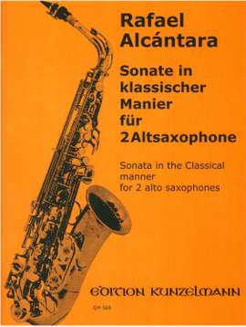 Alcántara, Rafael: Sonate für 2 Altsaxophone