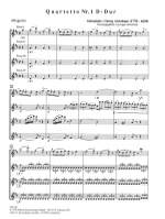 Schneider, Georg Abraham: Quartett Nr. 1 für 4 Flöten D-Dur Product Image
