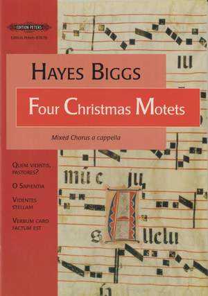 Biggs: Four Christmas Motets for mixed chorus a