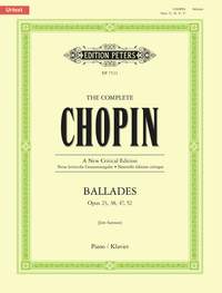 Frédéric Chopin: Ballades  Opp.23, 38, 47, 52
