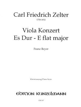 Zelter, Carl Friedrich: Konzert für Viola Es-Dur