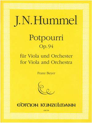Hummel, Johann Nepomuk: Potpourri op. 94 Fantasie