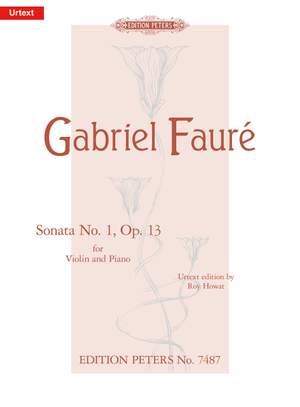 Fauré: Sonata in A Op.13