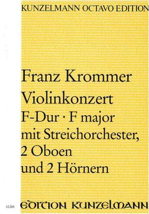 Krommer, Franz Vincenz: Konzert für Violine F-Dur