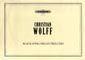 Wolff, C: Black Song Organ Preludes