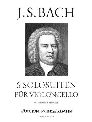 Bach, Johann Sebastian: 6 Solosuiten für Violoncello