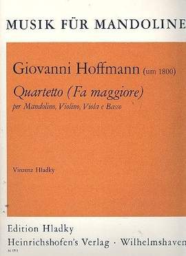 Hoffmann, Ernst Theodor A: Quartete in F for Mandoline & Strings
