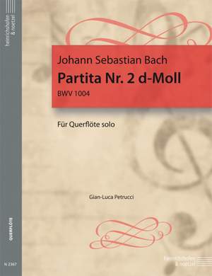 Bach, Johann Sebastian: Partita D min BWV1004 for flute