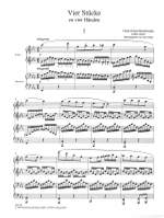 Hensel Mendelssohn, Fanny: 4 Klavierstücke zu 4 Händen Product Image