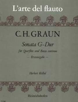 Graun, Carl Heinrich: Sonata in G for flute and piano