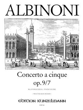 Albinoni, Tommaso: Concerto a cinque op. 9/7 D-Dur