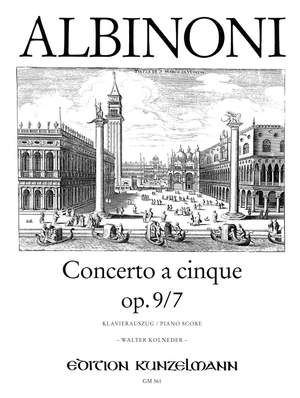 Albinoni, Tommaso: Concerto a cinque op. 9/7 D-Dur