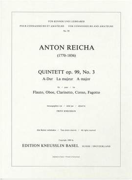 Reicha, Anton: Quintett op. 99/3 A-Dur