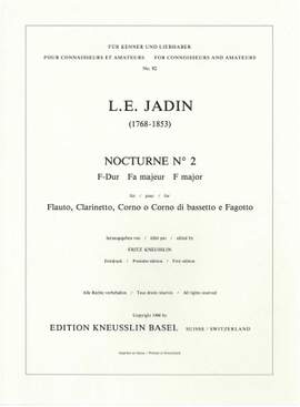 Jadin, Louis Emmanuel: Nocturne Nr. 2 F-Dur