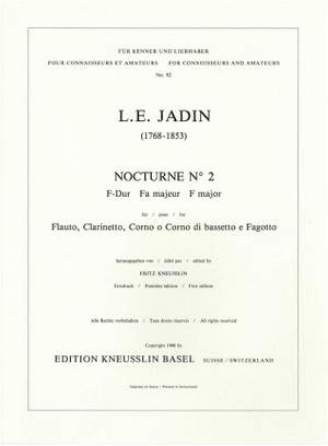 Jadin, Louis Emmanuel: Nocturne Nr. 2 F-Dur