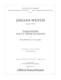 Wenth, Johann: Variations sur un thème de Haydn