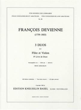 Devienne, François: 3 Duos für Flöte und Violine