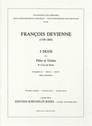 Devienne, François: 3 Duos für Flöte und Violine