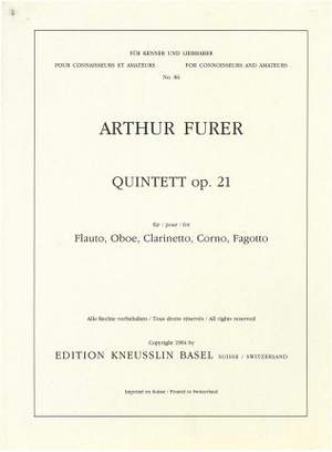 Furer, Arthur: Quintett für Bläser  op. 21